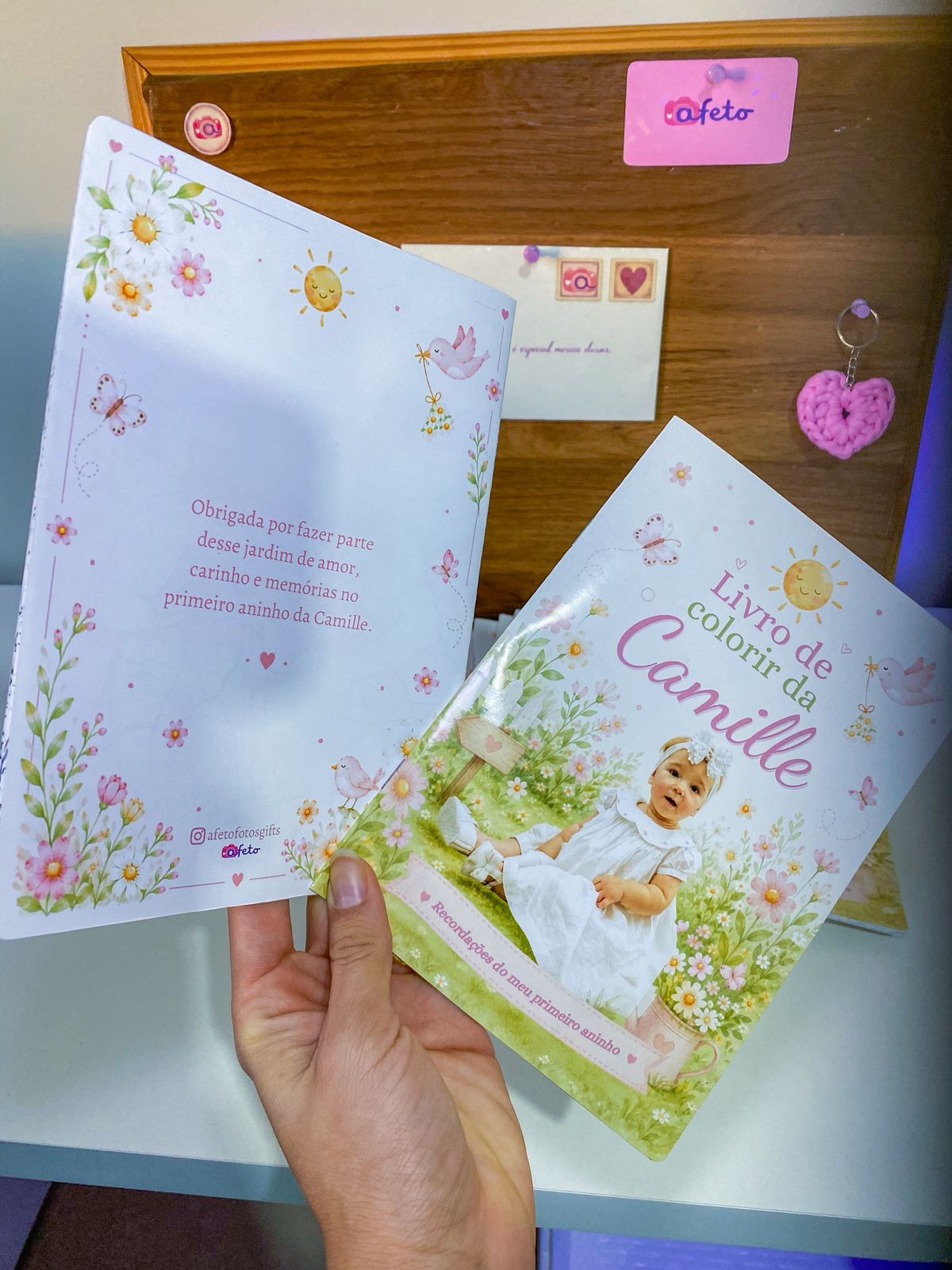 Livro de Colorir Personalizado Temático - Jardim